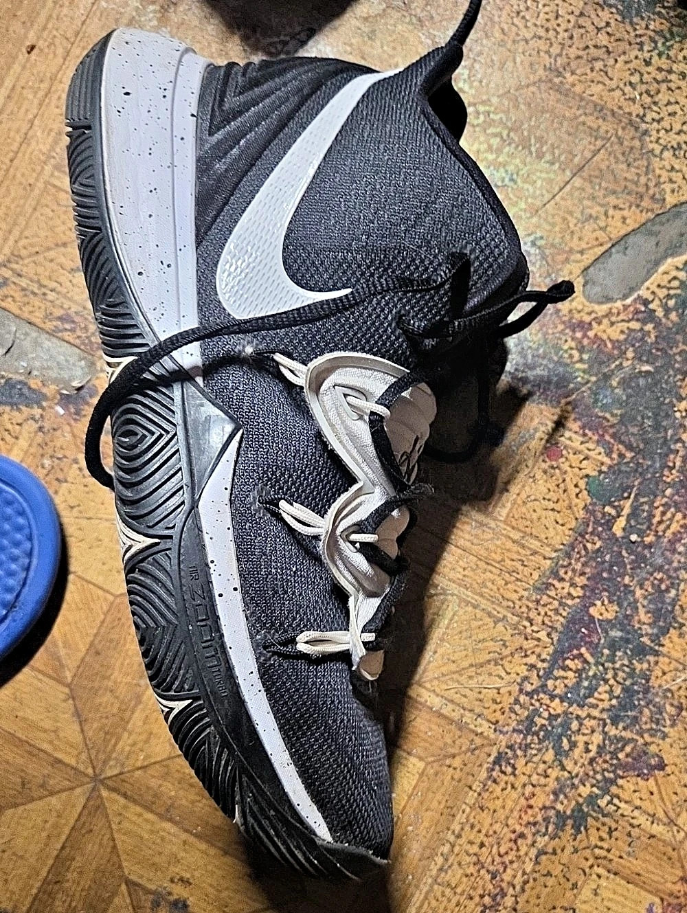 Nike Kyrie 5 'Neon Sole' Black & White Sneakers